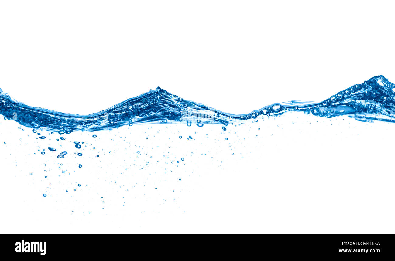 close up of water waves on white background Stock Photo - Alamy