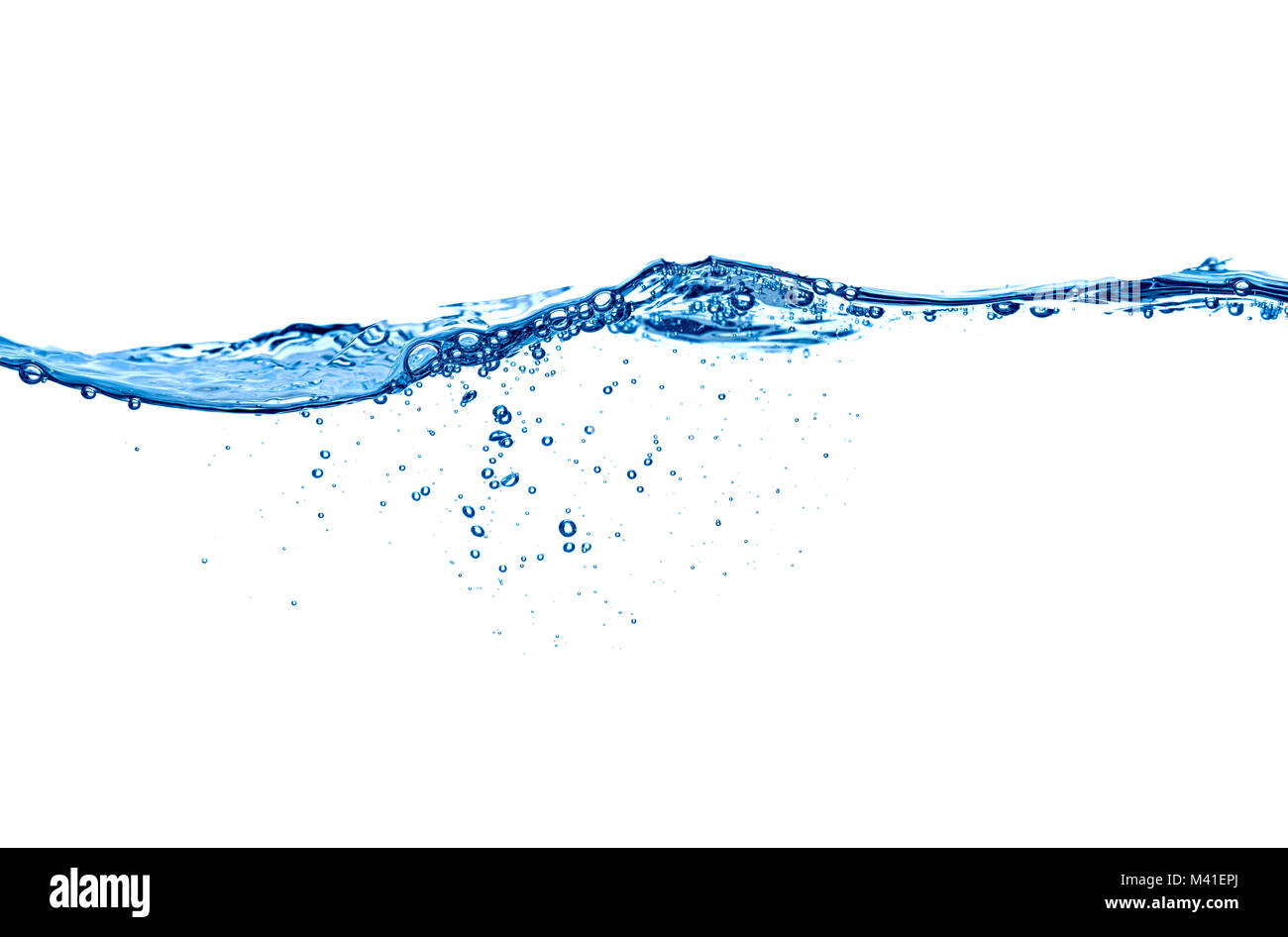 close up of water waves on white background Stock Photo - Alamy
