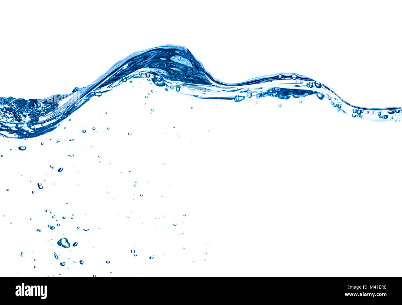 close up of water waves on white background Stock Photo - Alamy