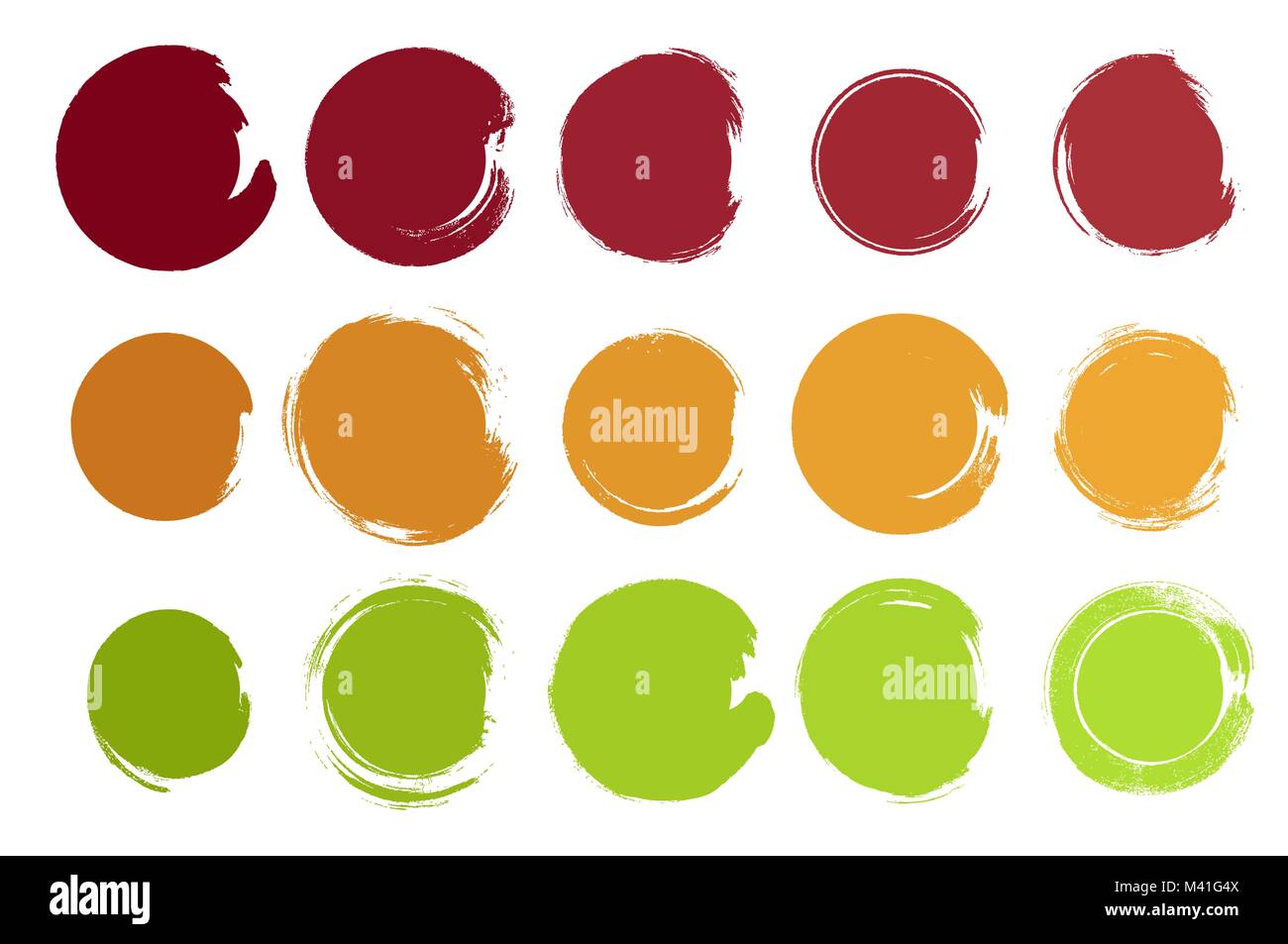 vector grunge circle collection Stock Vector Image & Art - Alamy