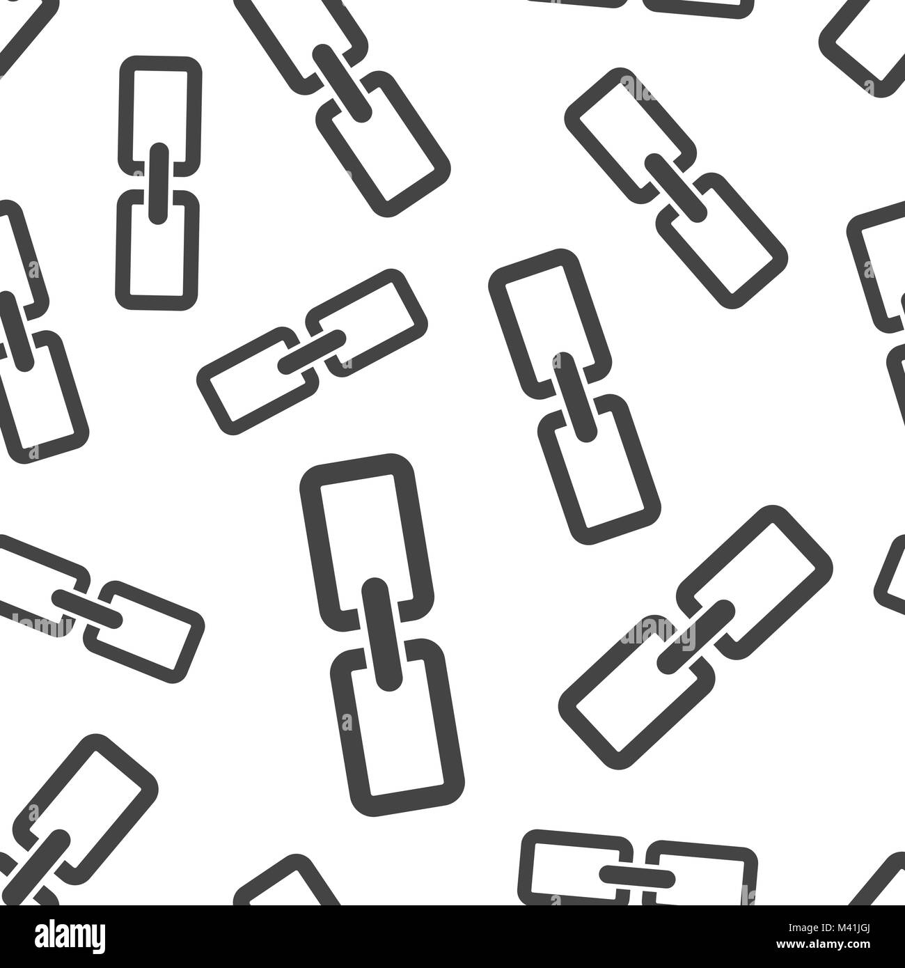 Chain seamless pattern background. Business flat vector illustration ...