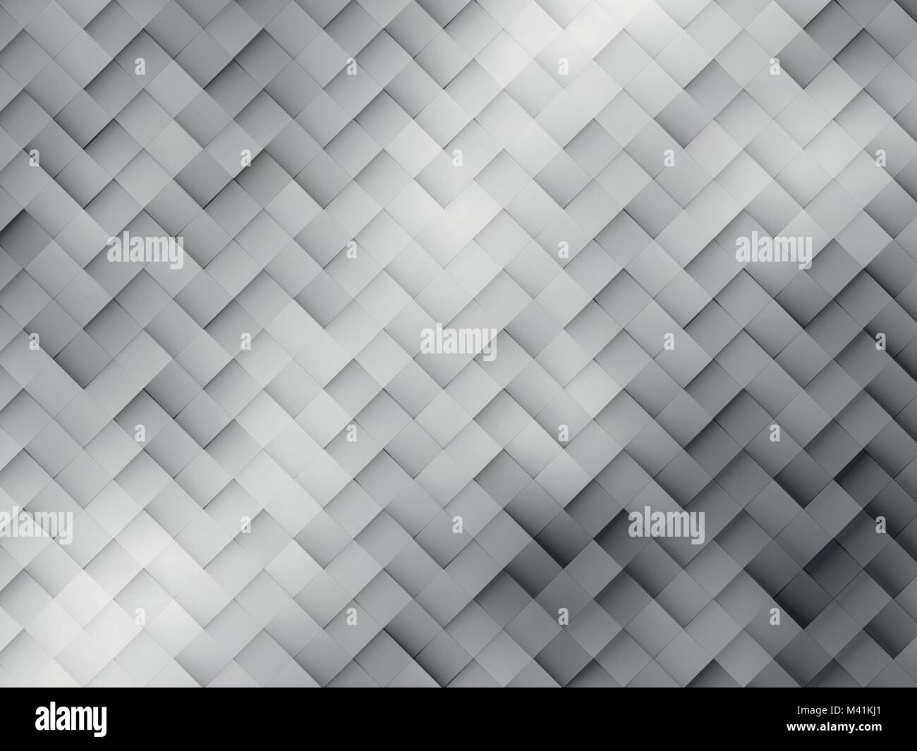 gray tile mosaic wallpaper Stock Vector