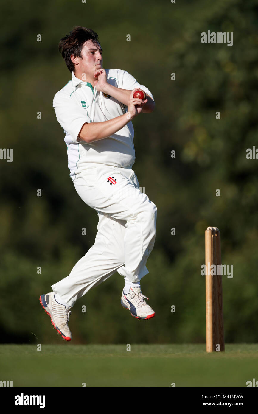 Man bowling in cricket hi-res stock photography and images - Alamy