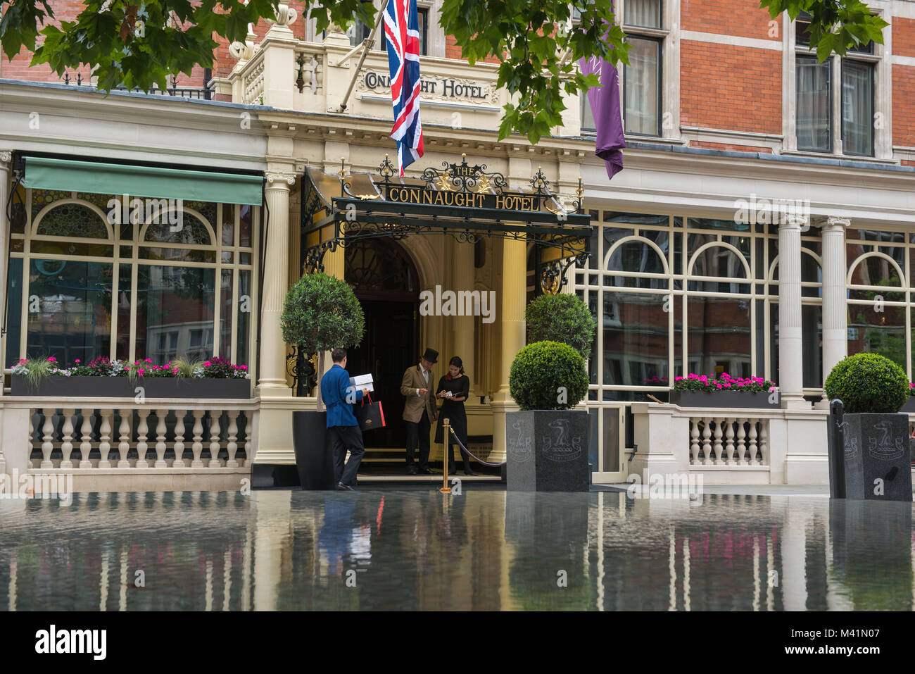London, United Kingdom. The Connaught hotel, Mayfar Stock Photo Alamy