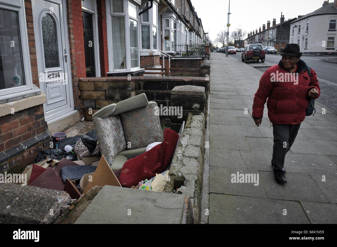 Benefits Street. Pictured is James Turner Street in the Winston Green