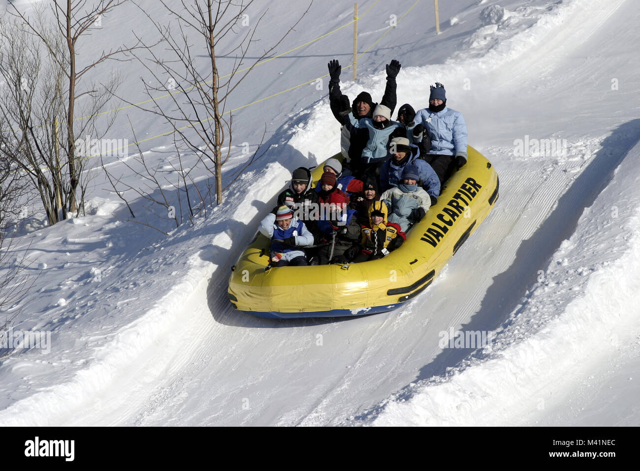 Snow rafting quebec hi-res stock photography and images - Alamy