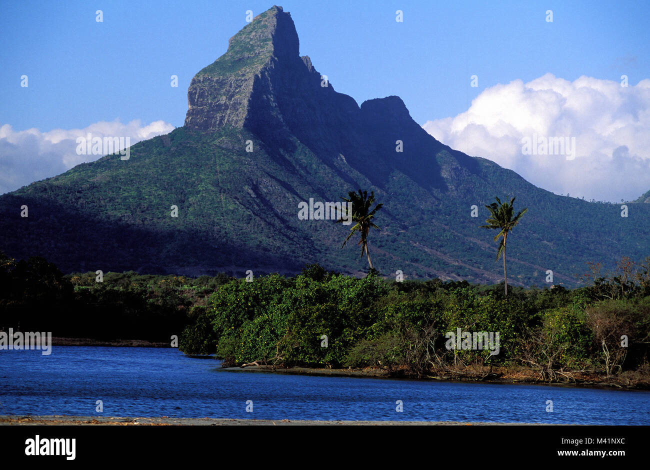 Mauritius island, Rempart mountain Stock Photo Alamy