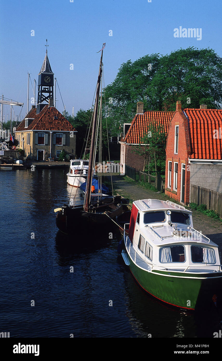 Netherlands, Friesland Province, Hindeloopen Stock Photo