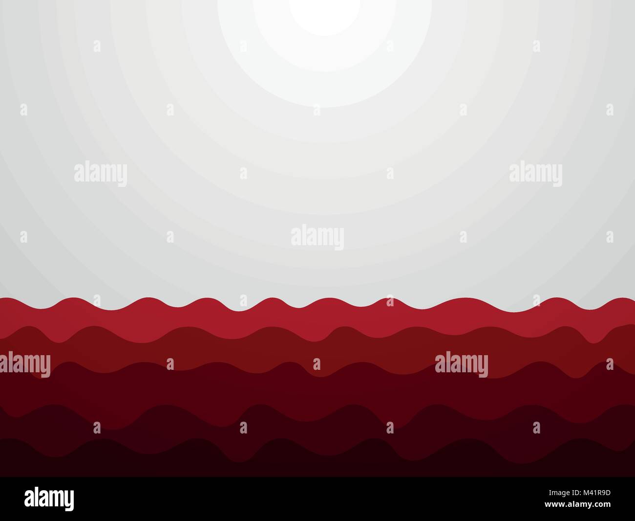 abstract red waves background Stock Vector Image & Art - Alamy