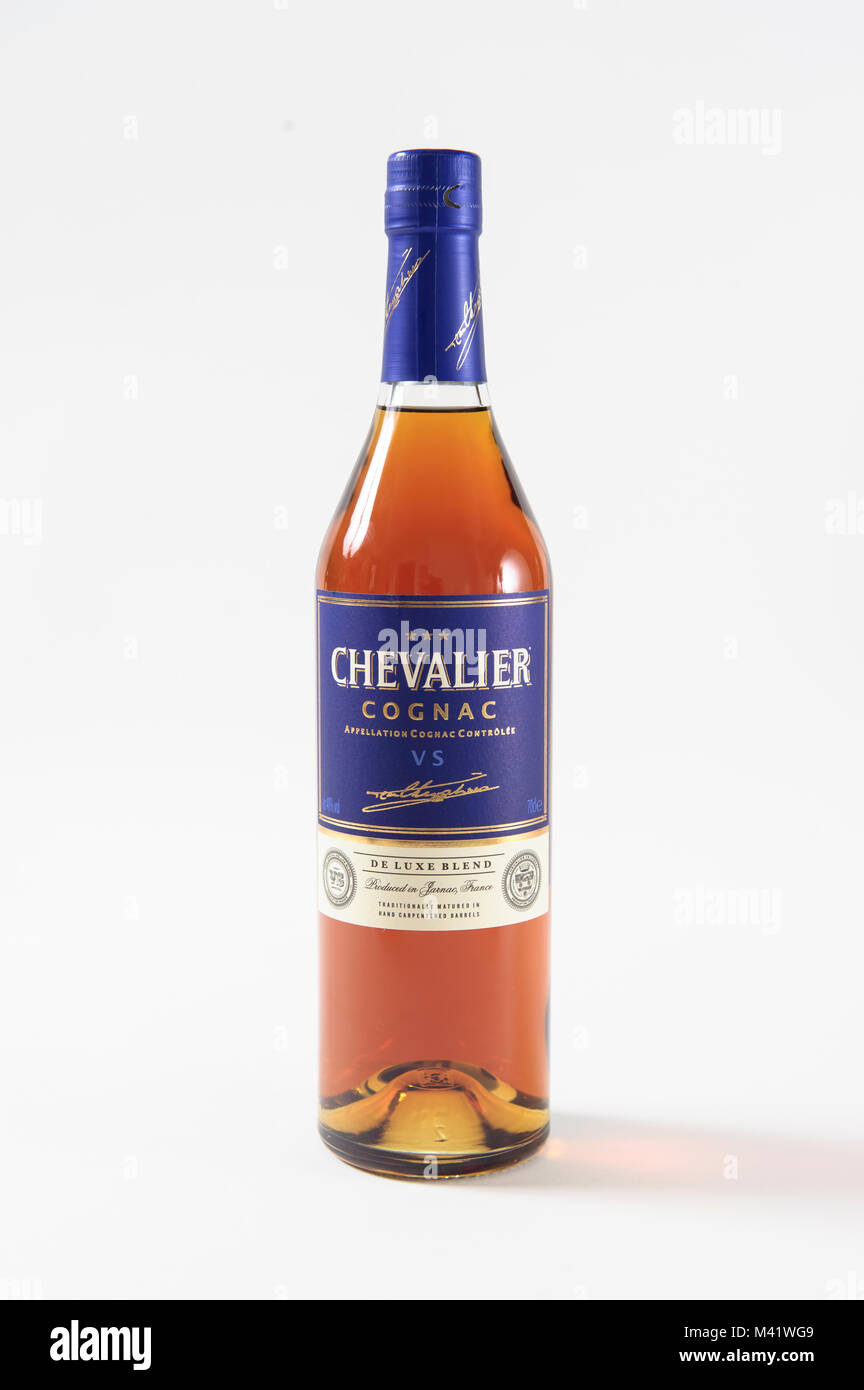 Aldi Supermarket Chevalier Cognac Brandy Stock Photo - Alamy