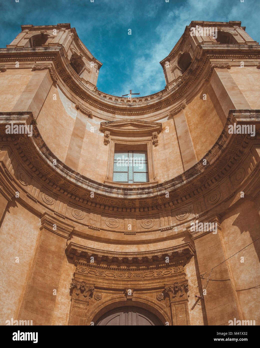 The city of Noto in Sicily Stock Photo