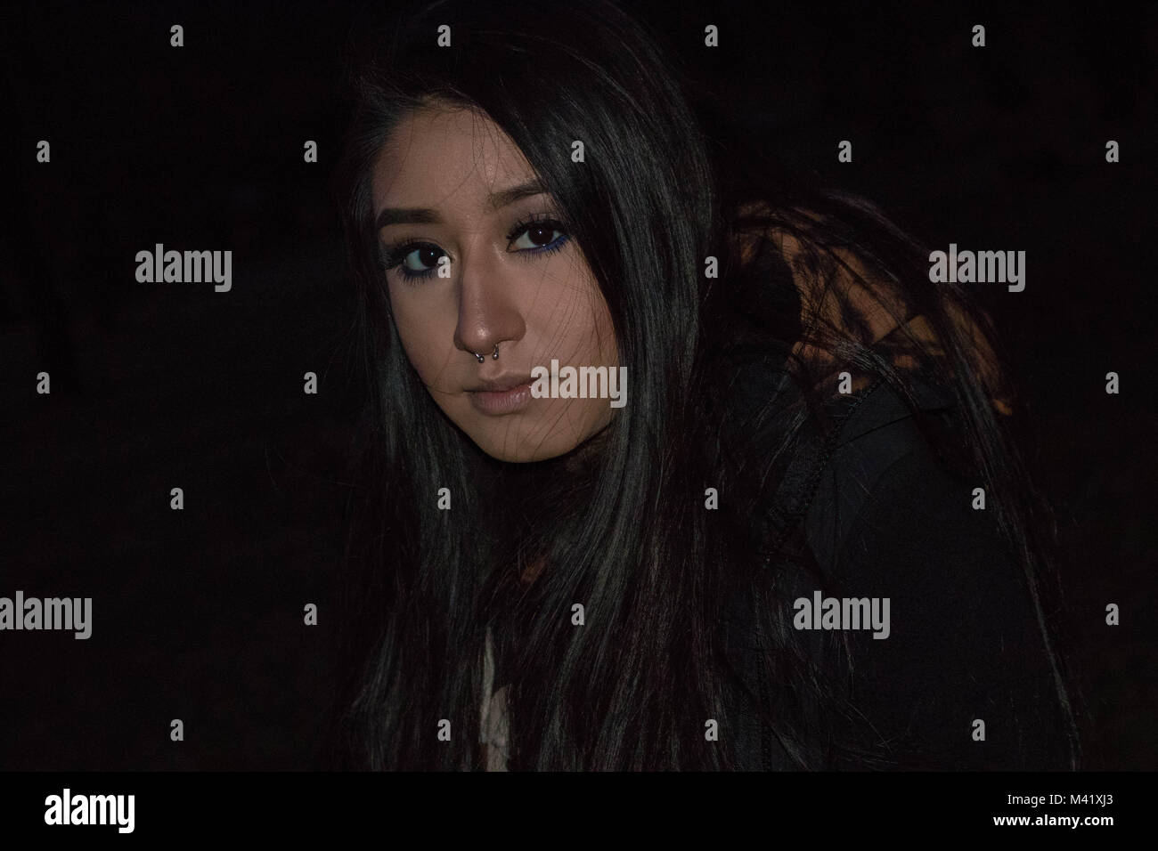 Dark teen hi-res stock photography and images - Alamy