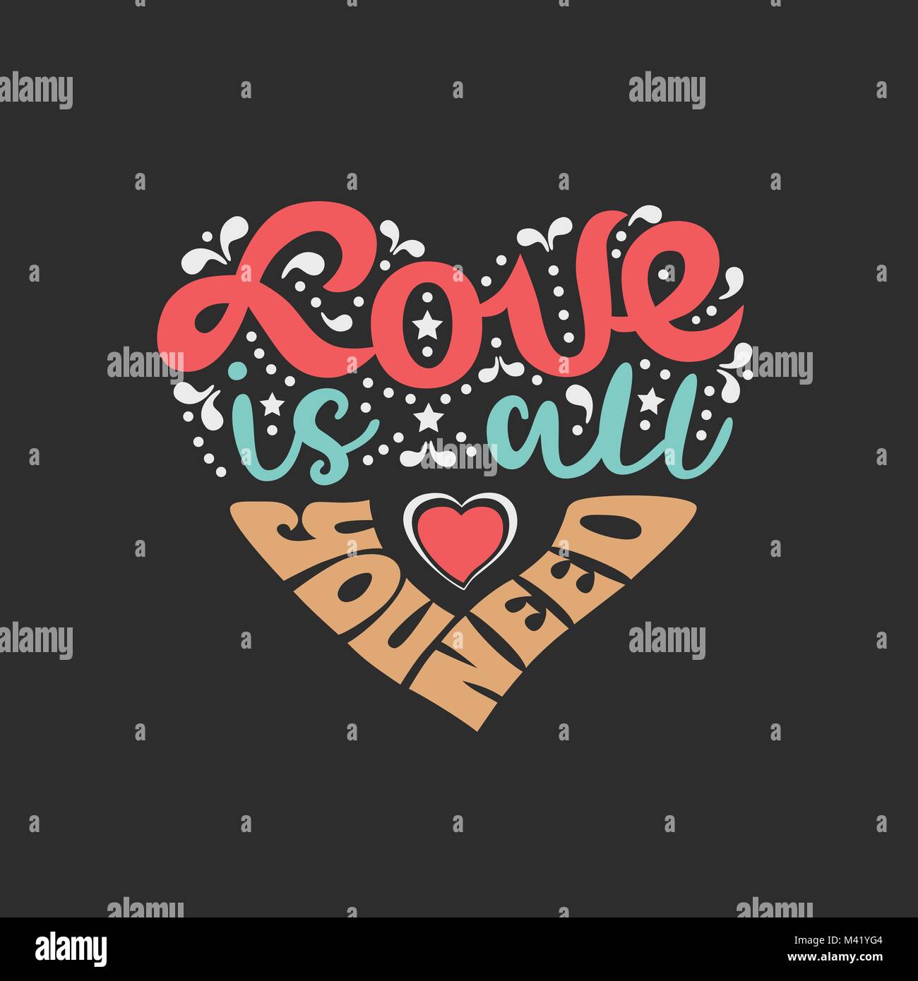 All you need is love. Stock Vector