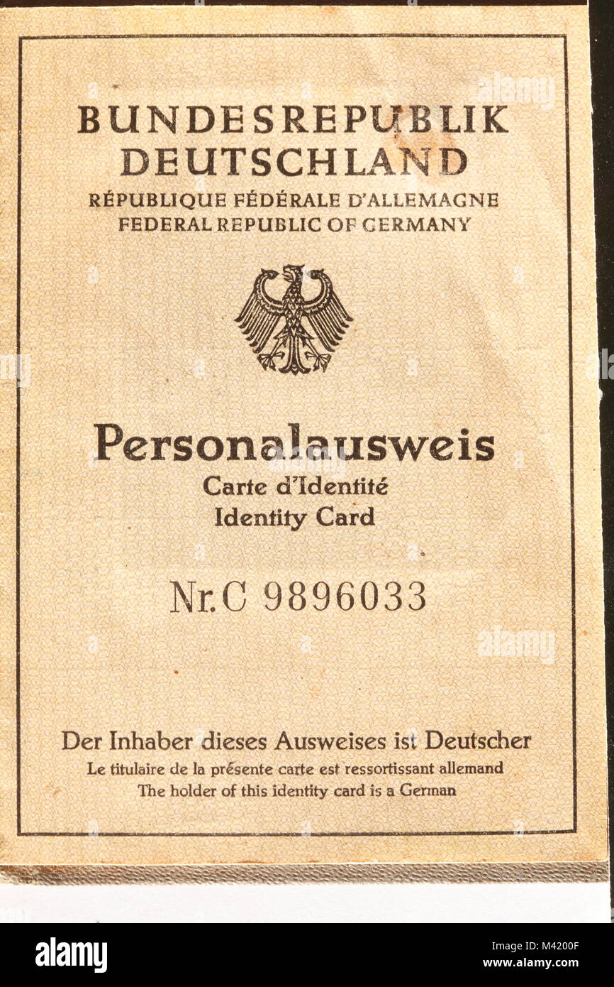 Old German Id Card
