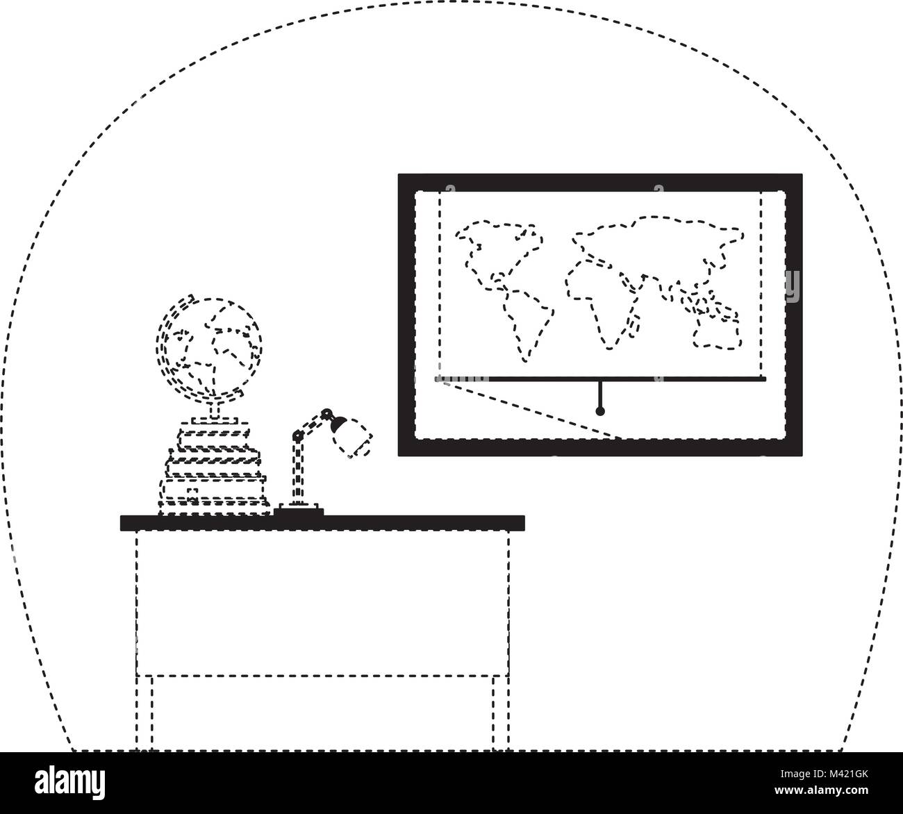 Learn geography Stock Vector Images - Alamy