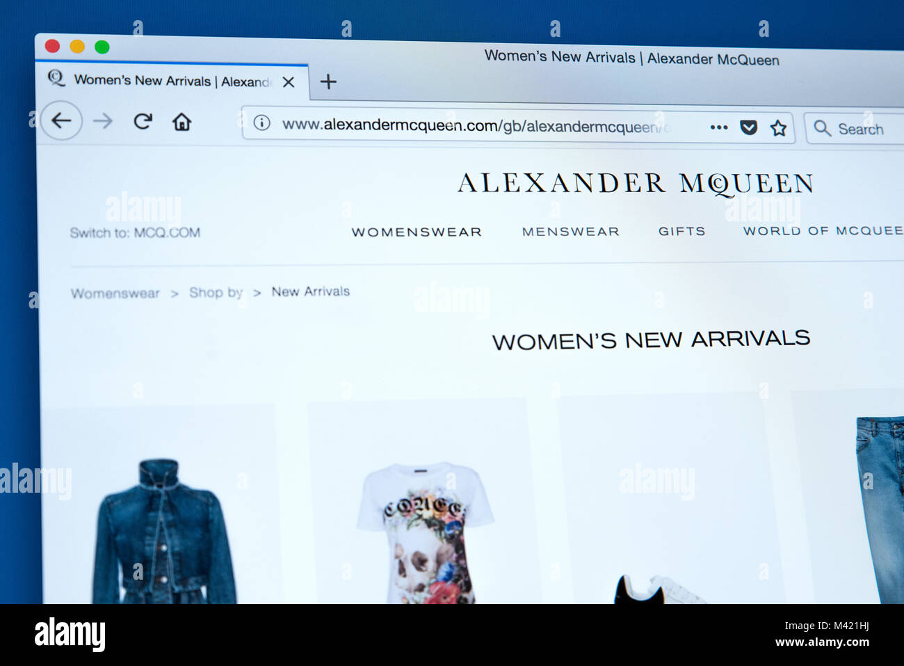 alexander mcqueen uk website