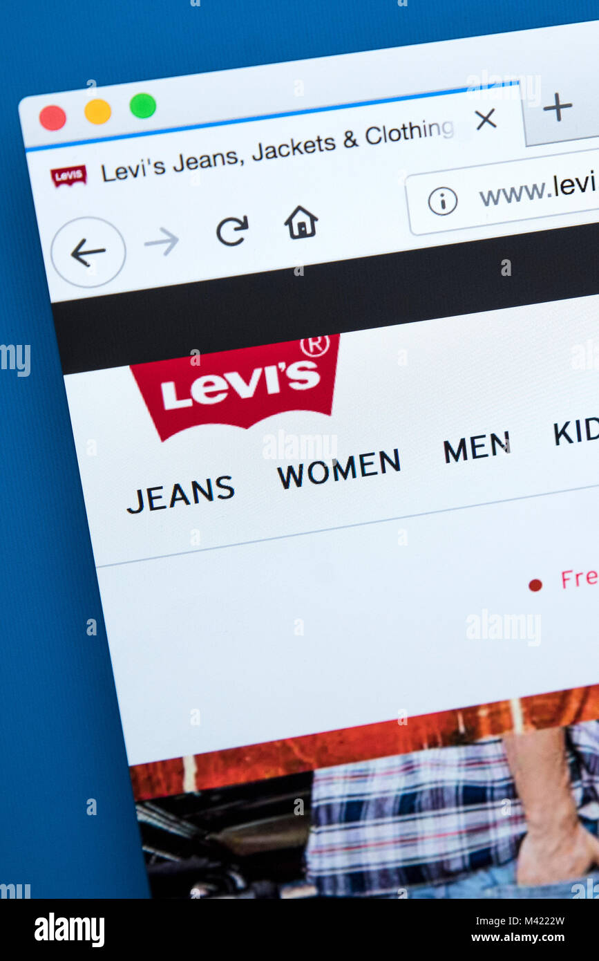 Levis clothes fashion shop on High Resolution Stock Photography and Images  - Alamy