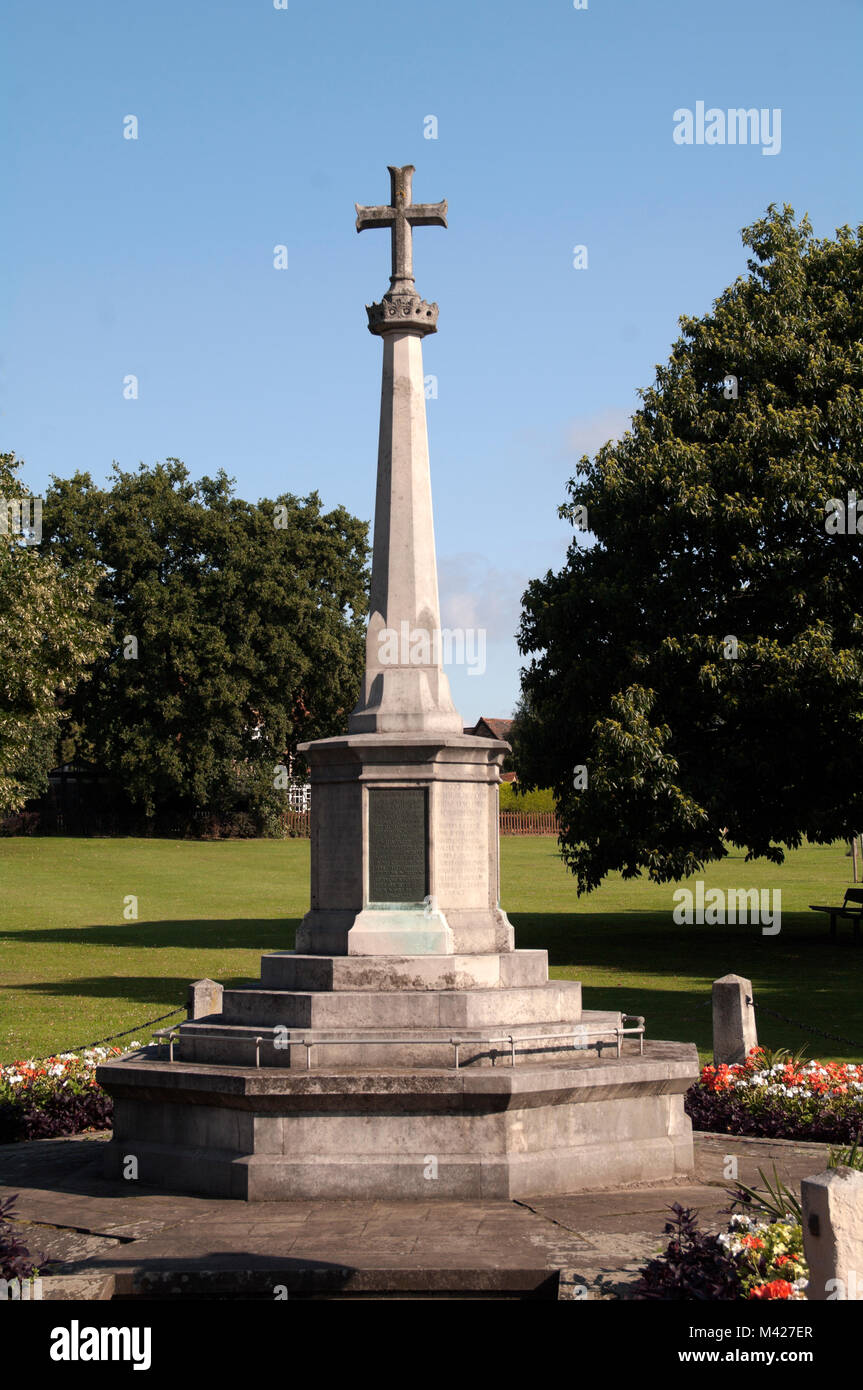 Esher, War Memorial, Surrey Stock Photo