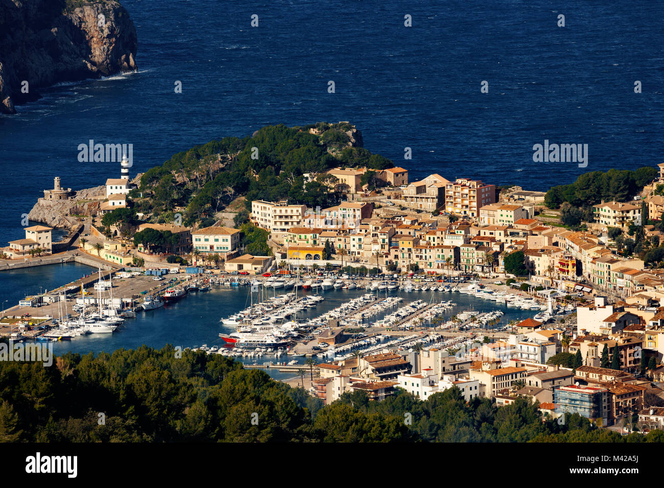 Solle Town Soller town serra de tramuntana hi-res stock photography and images - Alamy