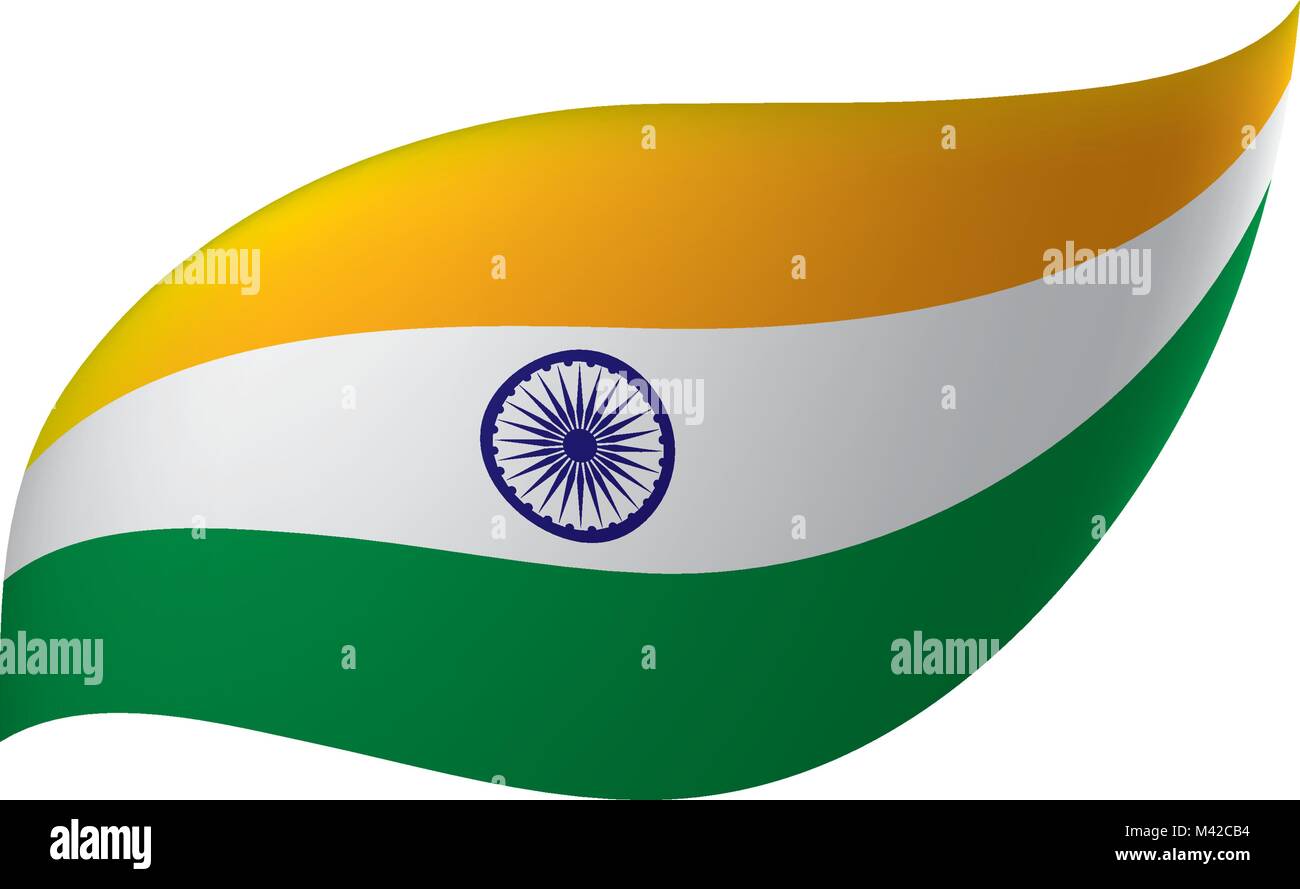 India flag, vector illustration Stock Vector Image & Art - Alamy