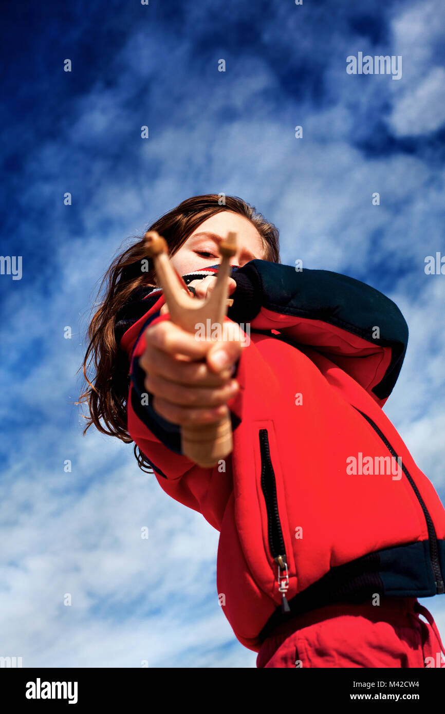 Catapult boy hi-res stock photography and images - Alamy