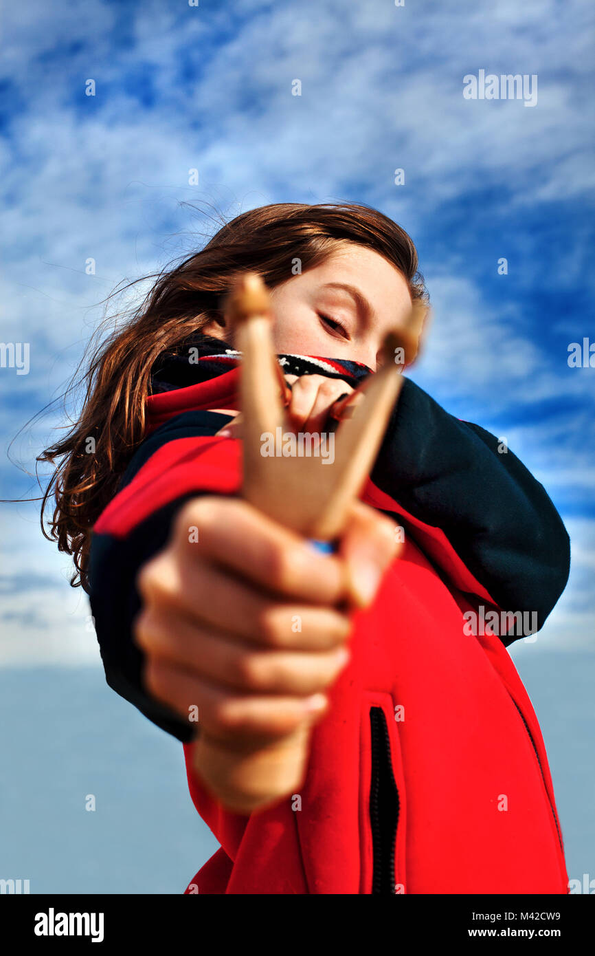 Catapult boy hi-res stock photography and images - Alamy