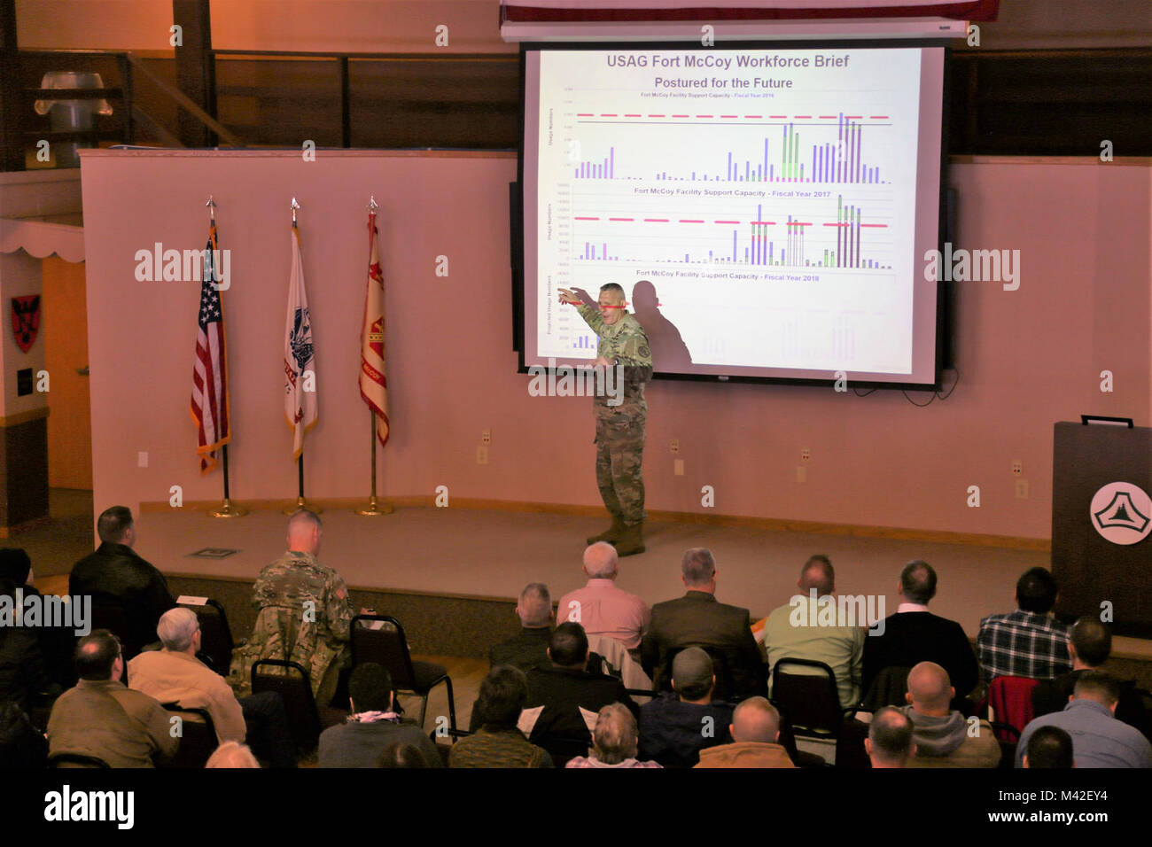 Garrison Commander Col. David J. Pinter Sr. provides his annual ...