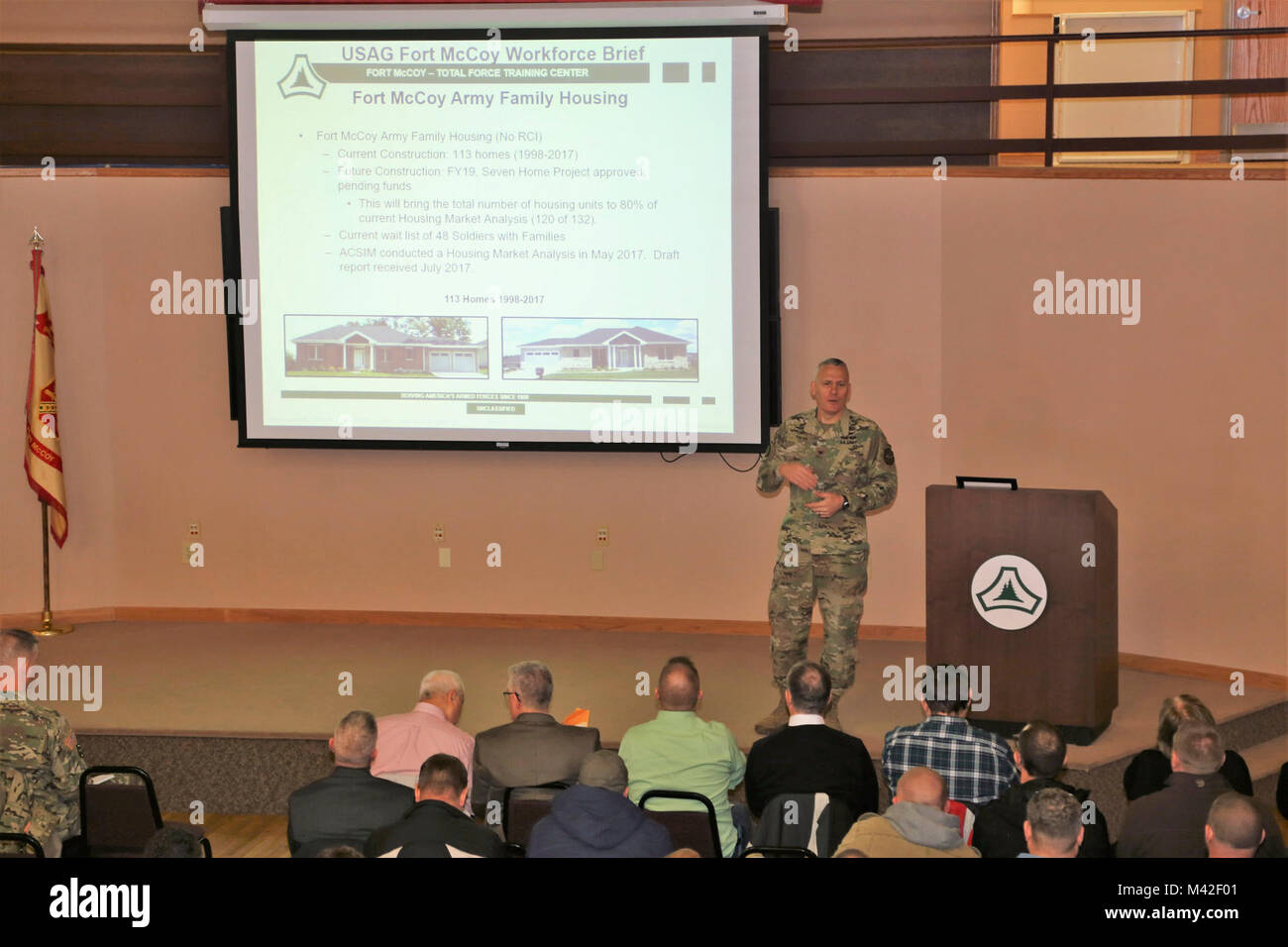 Garrison Commander Col. David J. Pinter Sr. provides his annual ...