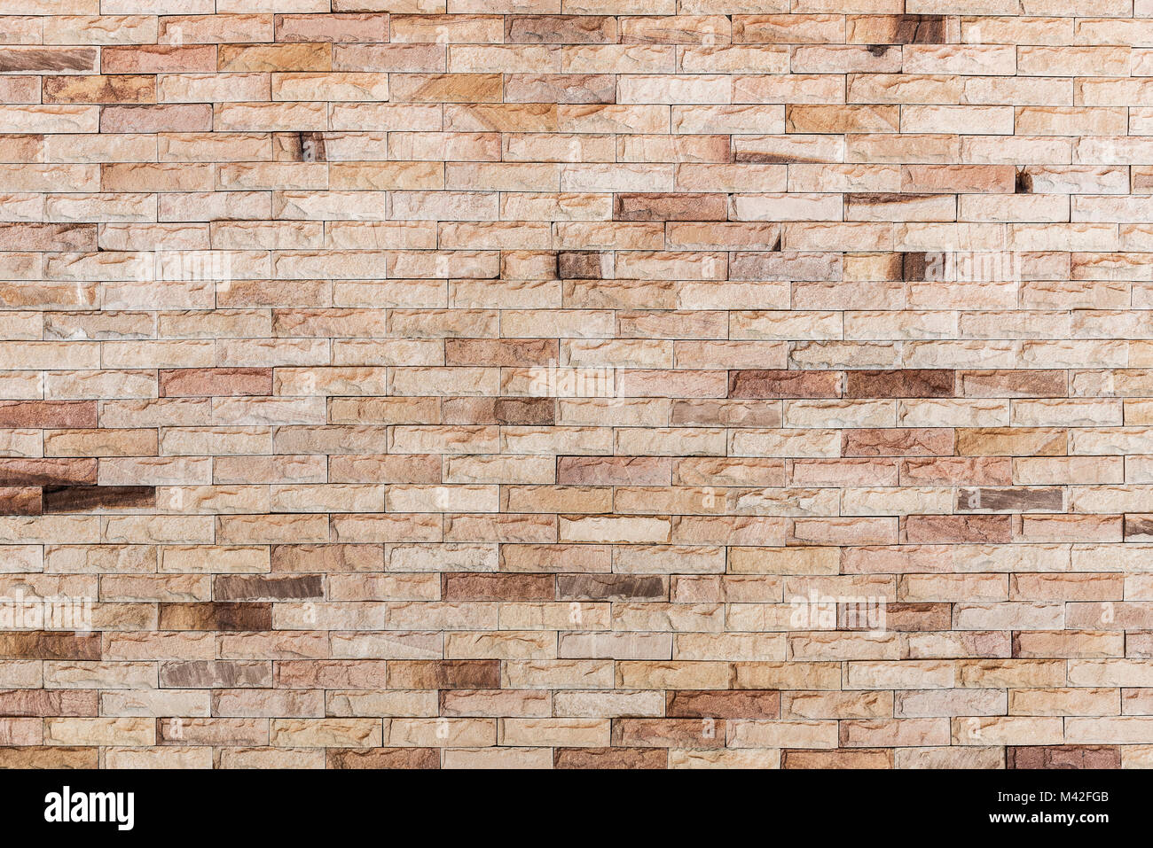 Abstract background from old brown bricks pattern on wall with grunge ...