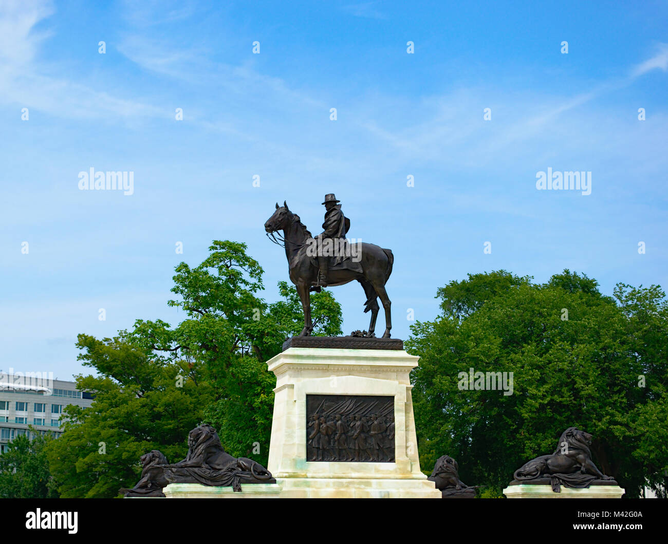 Ulysses S. Grant Memorial restored on the west side of the US Capital