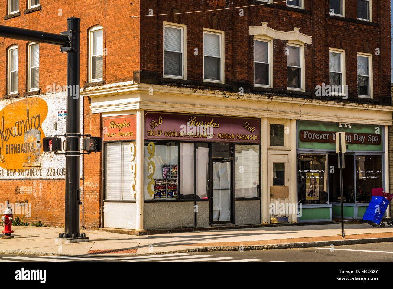 Broad Street New Britain, Connecticut, USA Stock Photo Alamy