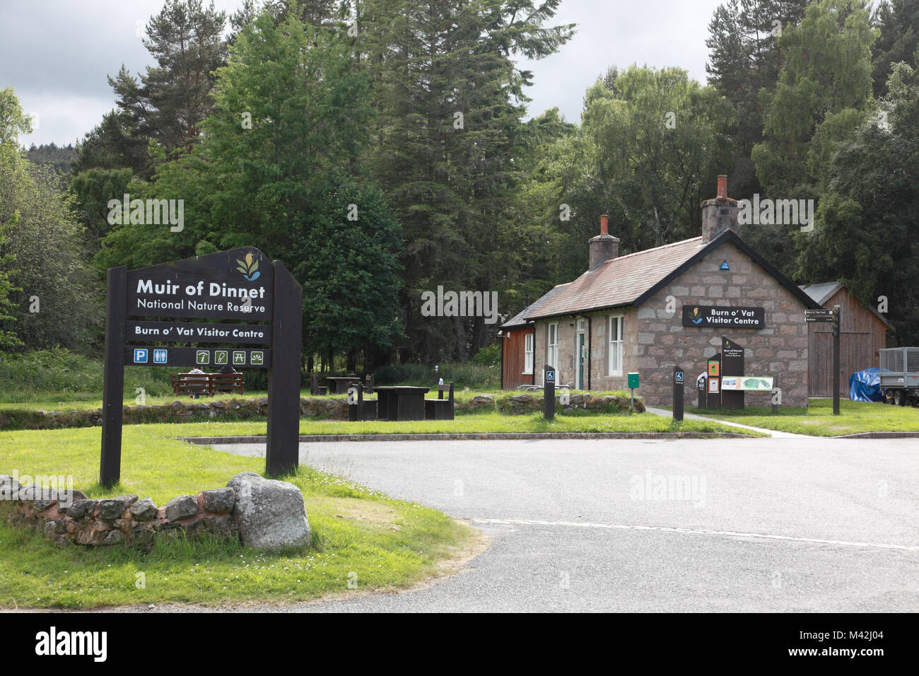 The Burn o’ Vat Visitor Centre at the Muir of National Nature