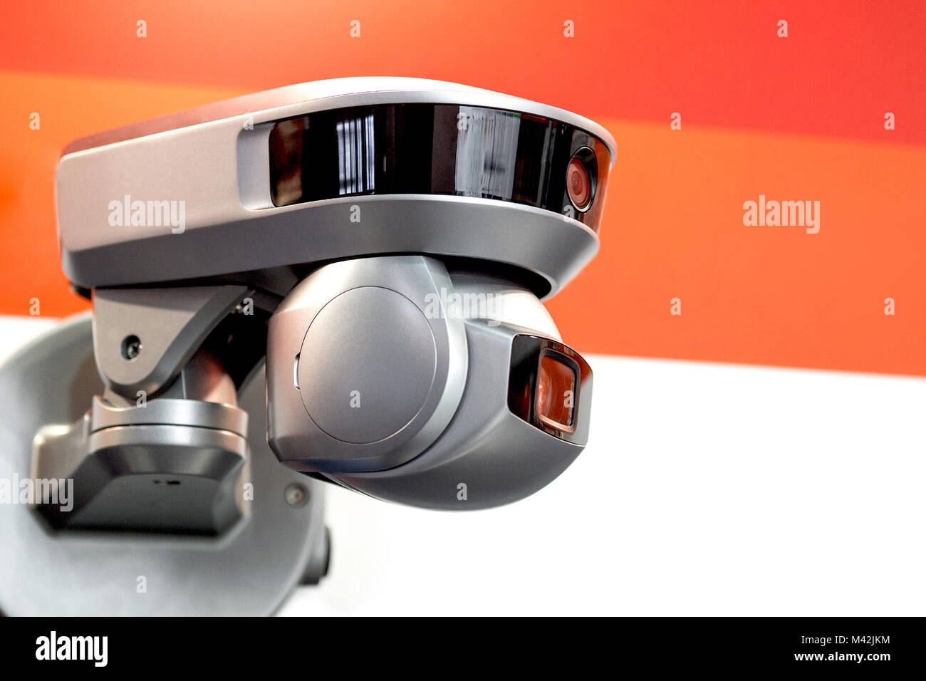 Modern Motorized Surveillance Camera Double Wide Angle Moving Lense modern-motorized-surveillance-camera-double-wide-angle-moving-lense