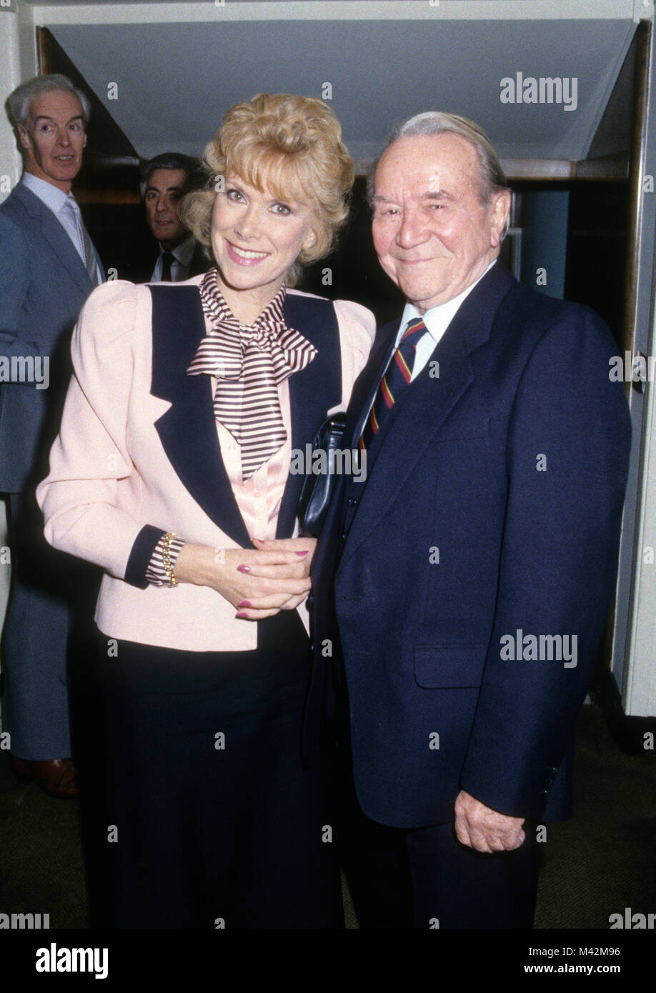 Actress Wendy Craig and her husband Jack Bentley in 1986 Stock Photo