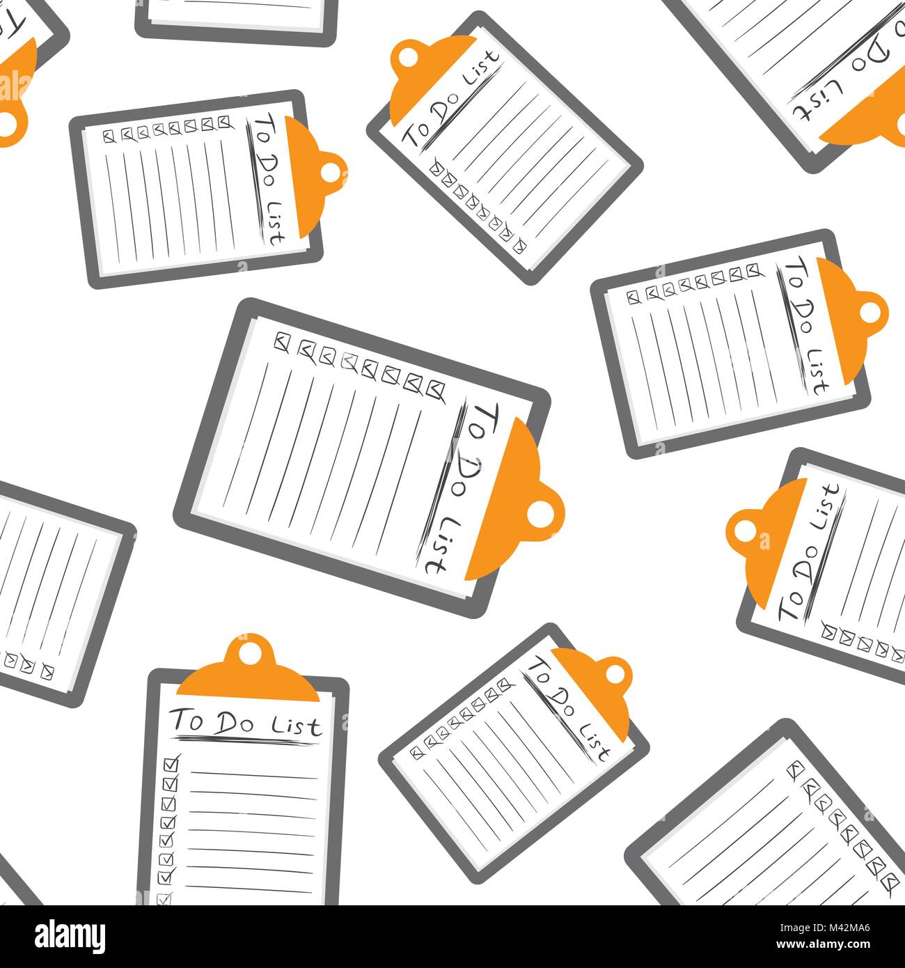 To do list icon with hand drawn text seamless pattern background ...