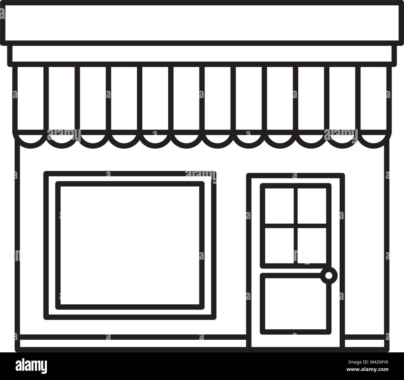 store building front icon vector illustration design Stock Vector Image ...
