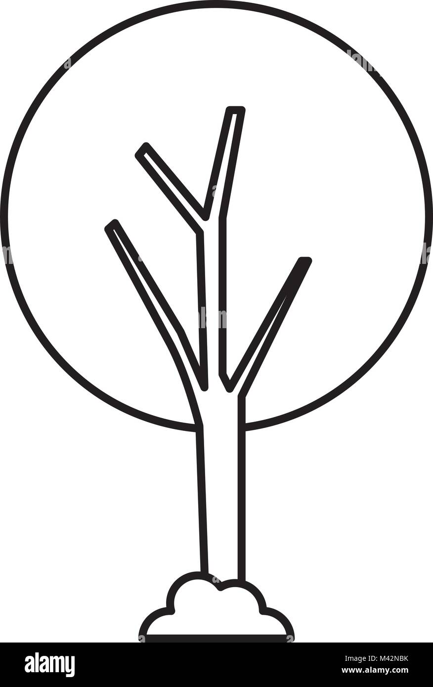 tree plant isolated icon vector illustration design Stock Vector Image ...
