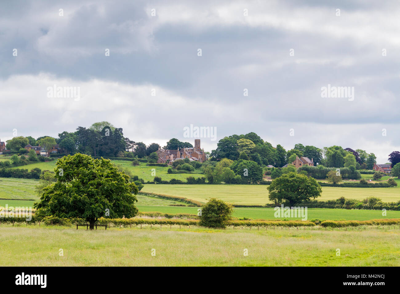 An image of Stoke Dry, a village in Rutland, England, UK Stock Photo