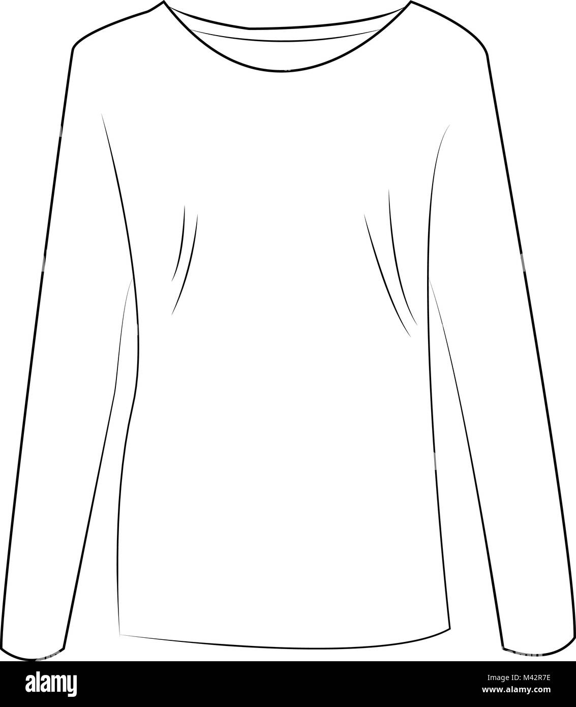 clothes for everything for children, men, women coloring and drawing coloring Stock Photo