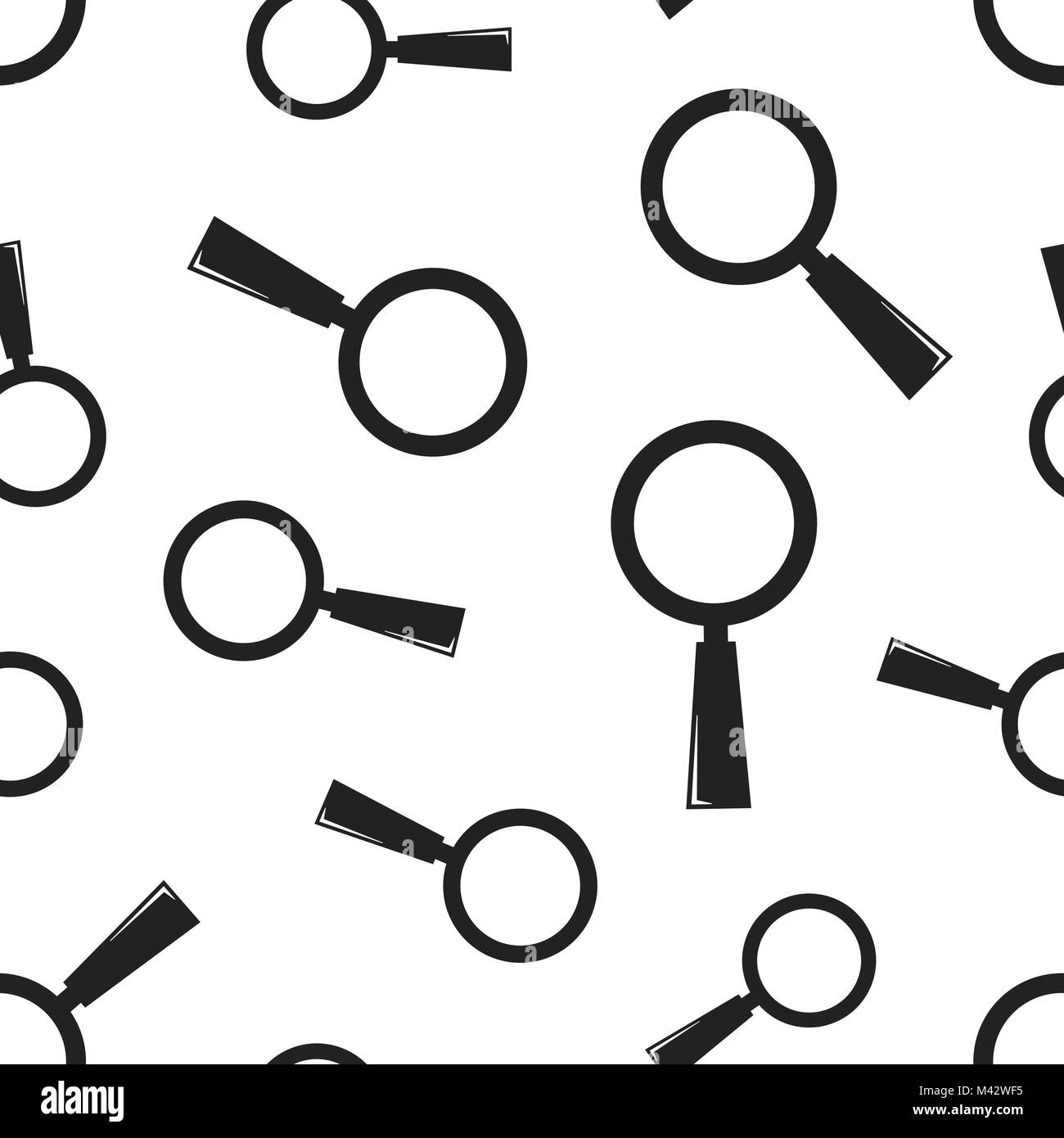 Loupe seamless pattern background. Business flat vector illustration ...
