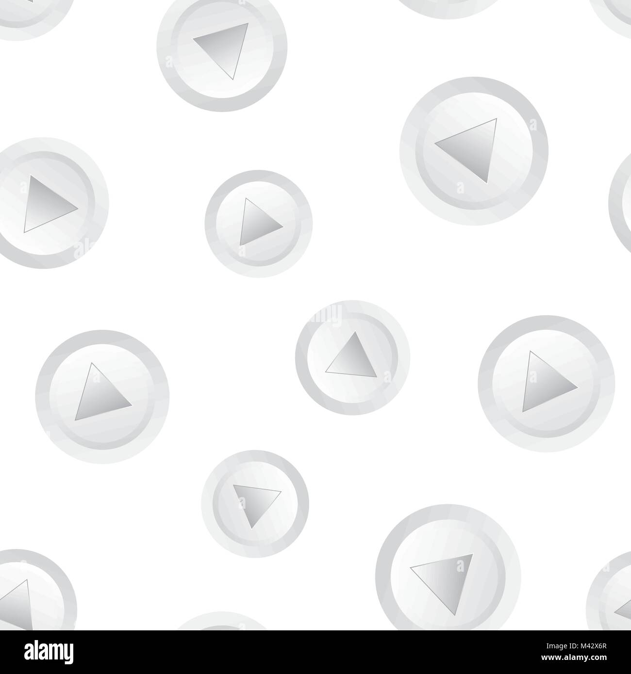 Play video seamless pattern background. Business flat vector ...
