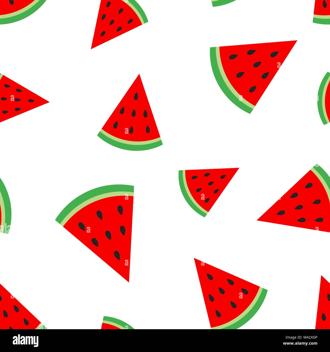 Watermelon fruit seamless pattern background. Business concept vector ...