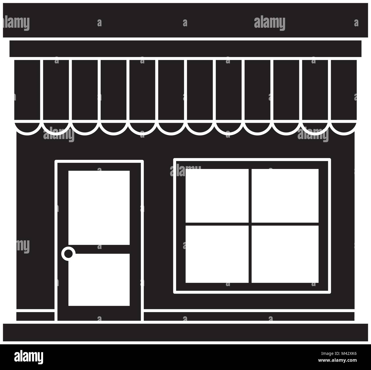 store building front icon vector illustration design Stock Vector Image ...