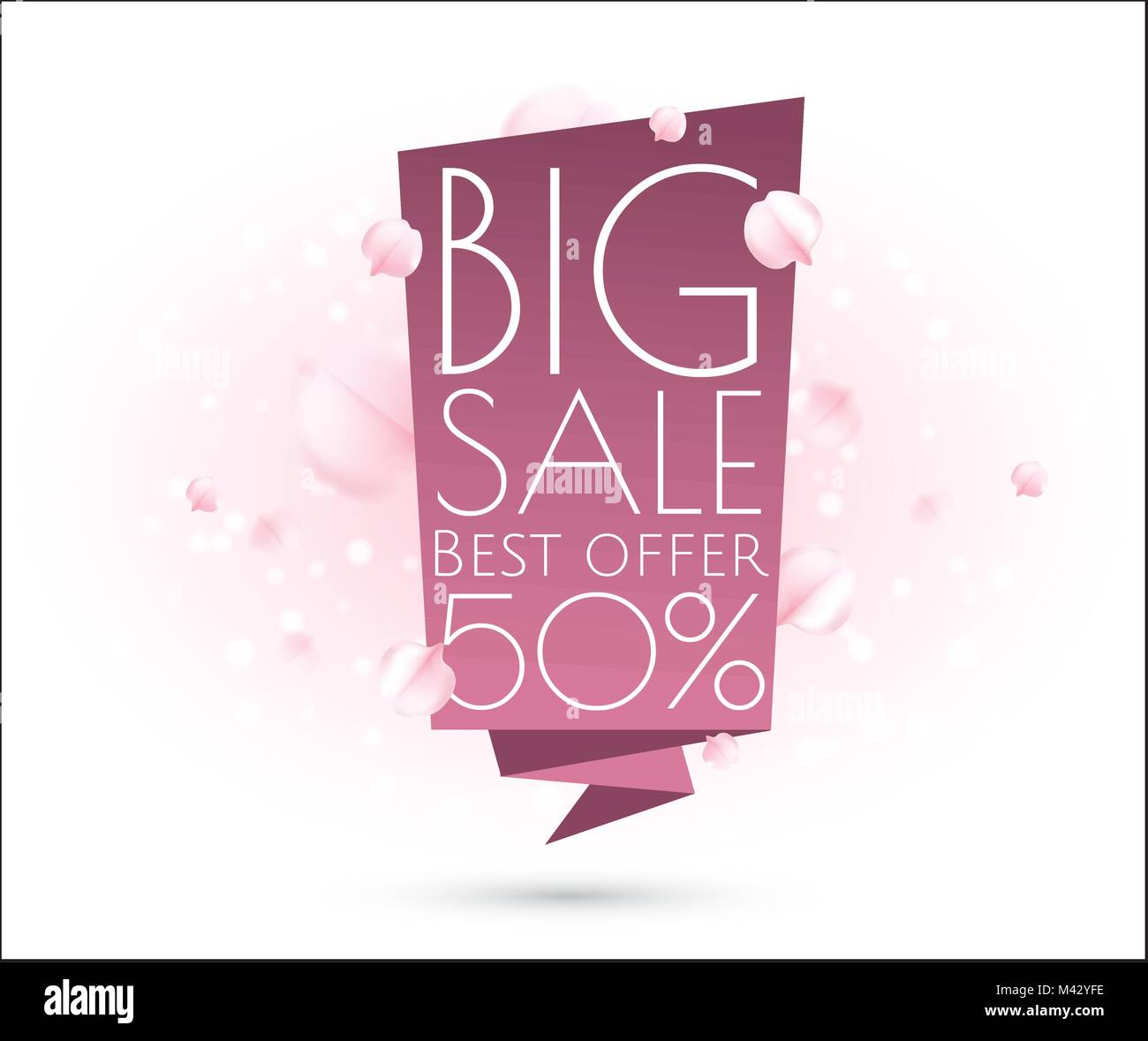 Big sale banner template design. Vector illustration Stock Vector Image ...