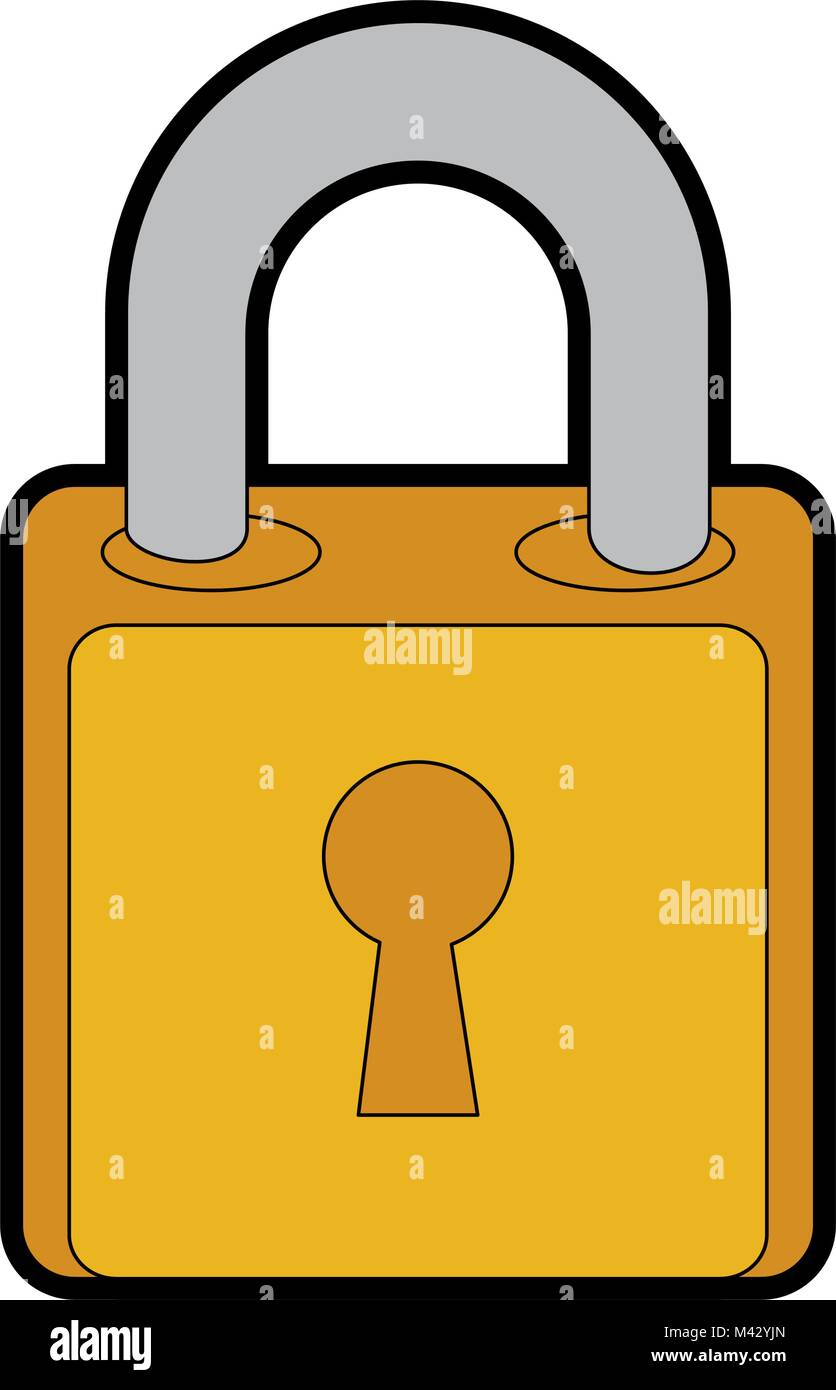 safe secure padlock icon Stock Vector Image & Art - Alamy