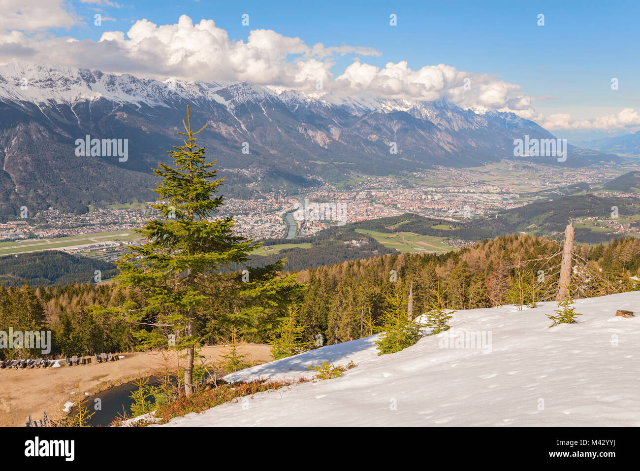 Panoramasee, Mutterer Alm, Mutters, Tirol - Tyrol, Austria, Europe Stock Photo