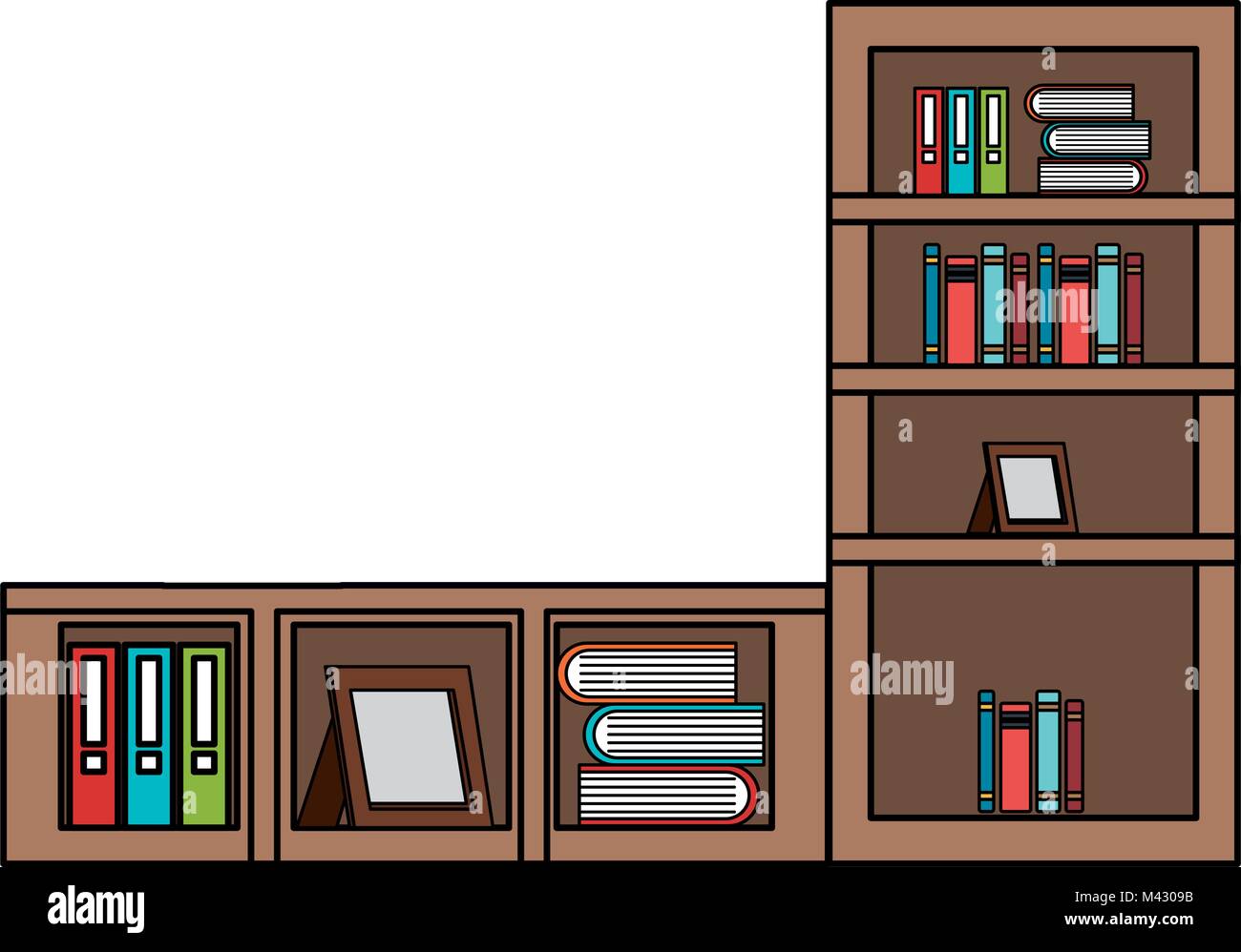shelf with books icon Stock Vector Image & Art - Alamy