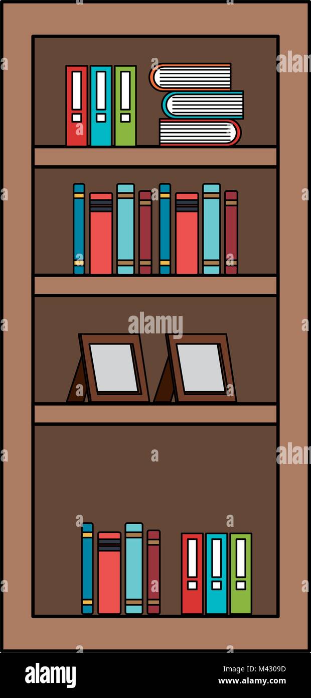 shelf with books icon Stock Vector Image & Art - Alamy