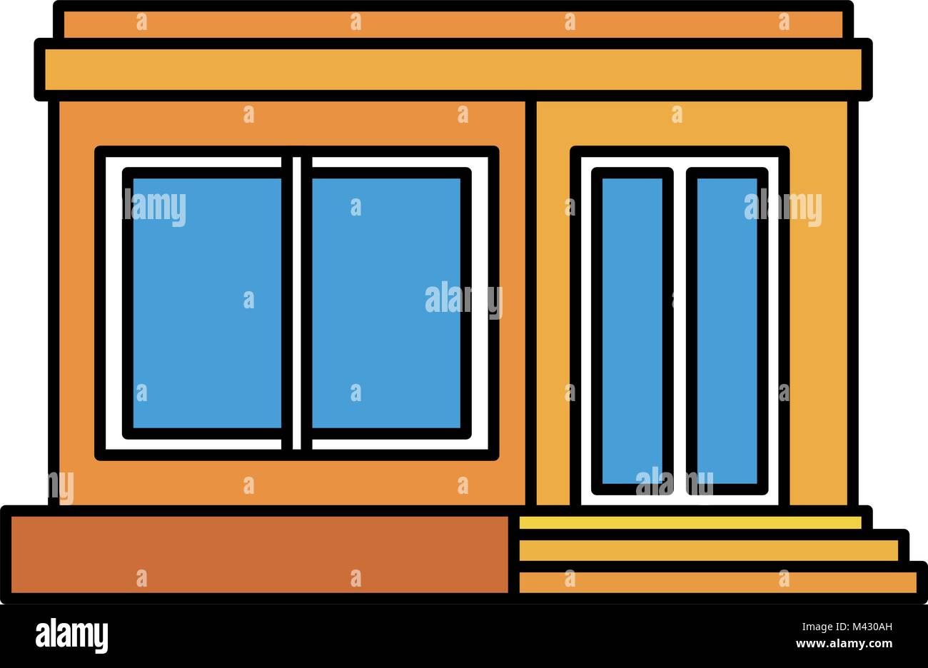 house front facade icon Stock Vector Image & Art - Alamy