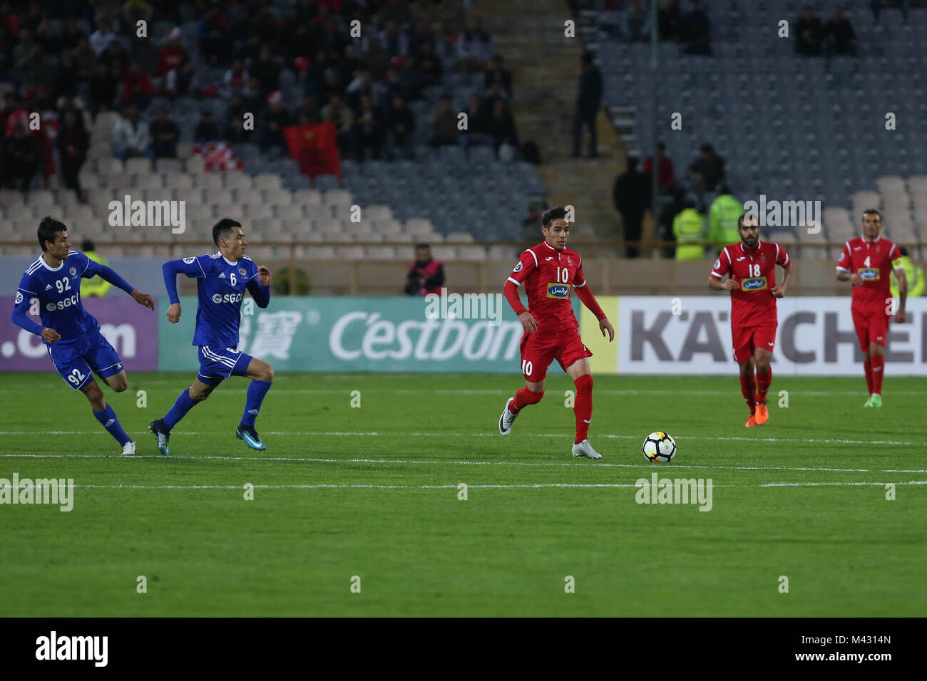 Tehran, Iran. 13th Feb, 2018. Persepolis during AFC Champions League